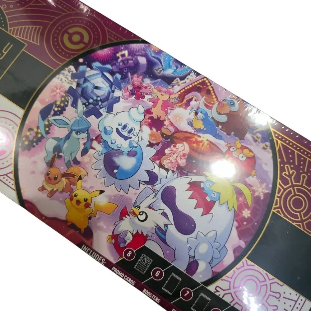 Pokemon Holiday Calendar Trading Cards Stickers And Premier Poke Ball Bundle New